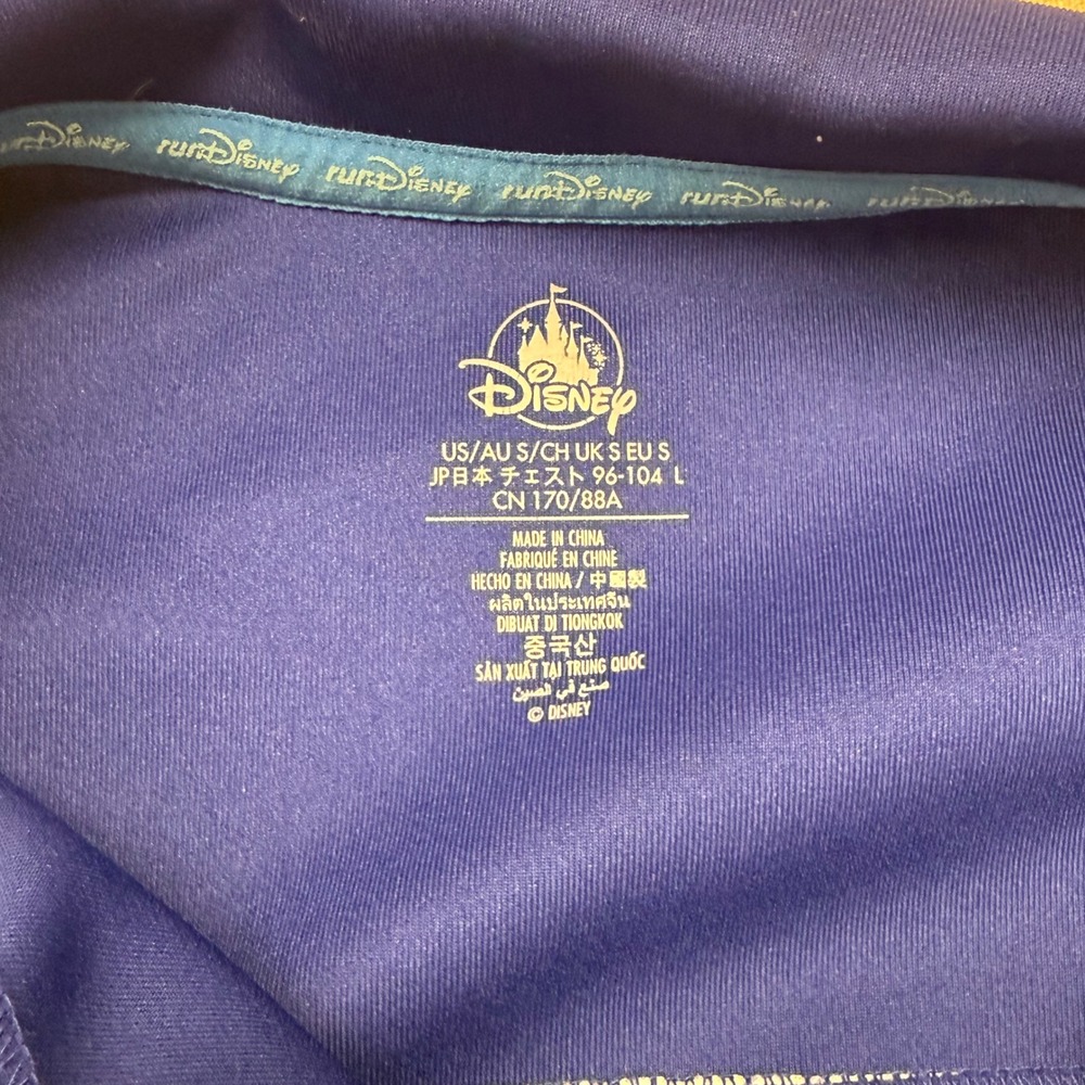 Disney Wine & Dine 2022 Half Marathon Weekend Blue Full Zip Jacket Women Small - Picture 10 of 13